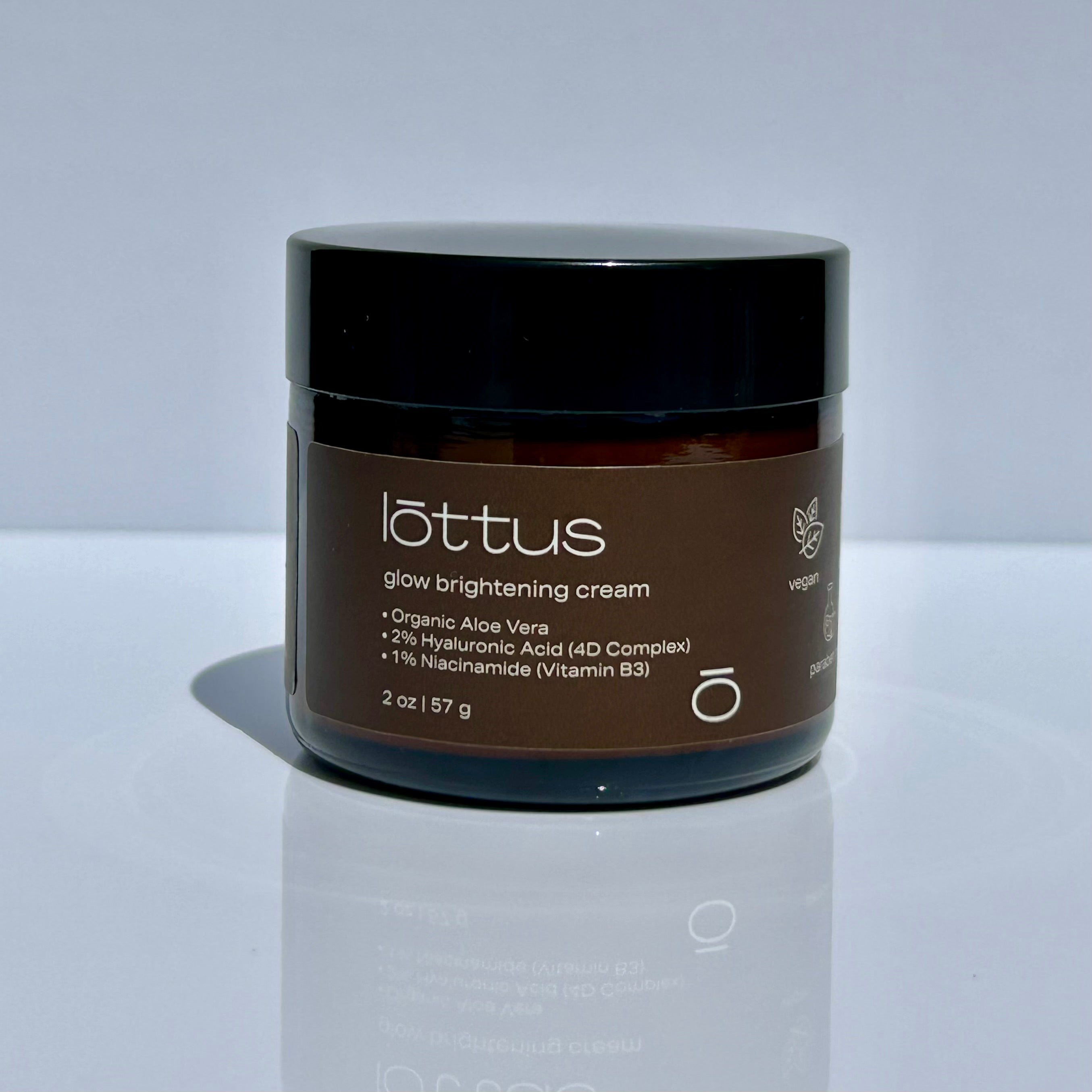 Lōttus Glow Brightening Cream │ 100% Organic, Vegan, Paraben-free